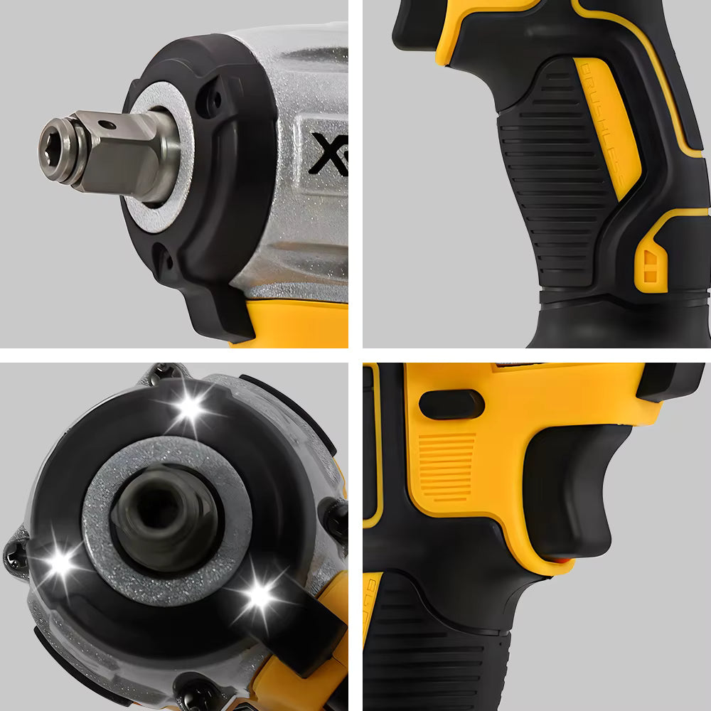 Dewalt DCF880 Cordless Electric Brushless Wrench Impact LED Light 3250RPM 205N.m Wireless Power Tool for Home Improvemet