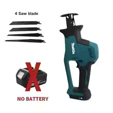 Makita DJR189 18V Cordless Electric Reciprocating Saw Brushless Rechargeable Wood Metal Cutting Saw Portable Saw Power Tool