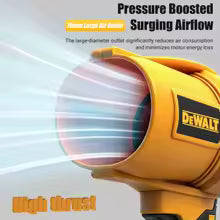 Dewalt 30000RPM Air Blower Cordless 20V Rechargeable Turbo Fan Handheld Violent Fan DryerDust Blowing Tool